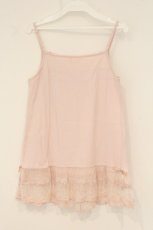 画像4: PINK HOUSE / フラワーレース使いカットソーキャミソール  ピンク O-26-06-18-082-LO-TO-IG-OS (4)