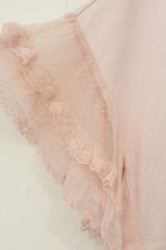 画像2: PINK HOUSE / ドットチュール切替Tシャツ  ピンク O-26-06-18-083-LO-TO-IG-OS (2)