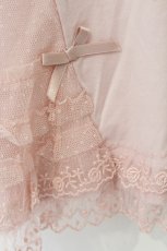 画像3: PINK HOUSE / ドットチュール切替Tシャツ  ピンク O-26-06-18-083-LO-TO-IG-OS (3)