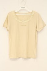 画像1: PINK HOUSE / 天使の羽Tシャツ M アイボリー O-26-06-18-085-LO-TO-IG-OS (1)