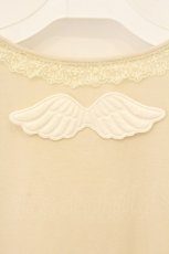 画像4: PINK HOUSE / 天使の羽Tシャツ M アイボリー O-26-06-18-085-LO-TO-IG-OS (4)