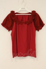 画像1: PINK HOUSE / ローンパフスリーブTシャツ  アカ O-26-06-18-088-LO-TS-IG-OS (1)