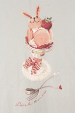画像2: PINK HOUSE / うさぎパフェプリントTシャツ 3(M) ミント O-26-06-18-089-LO-TS-IG-OS (2)
