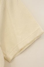 画像3: PINK HOUSE / いちご刺繍フリル襟Tシャツ 3(M) オフシロ O-26-06-18-092-LO-TS-IG-OS (3)