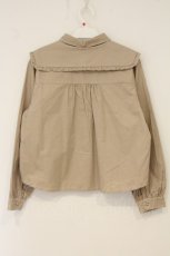 画像4: Maison de FLEUR Petite Robe canone / 襟付きセーラーカラーブラウス  ベージュ O-26-06-18-009-LO-BL-IG-OS (4)