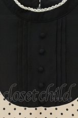 画像2: Maison de FLEUR Petite Robe canone / 雨傘が鳴るドットブラウス F クロ×ベージュ O-26-06-18-010-LO-BL-IG-OS (2)