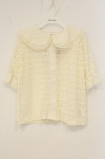 画像1: m petit by misako / AOKレースブラウス M オフシロ O-26-06-18-015-LO-BL-IG-OS (1)