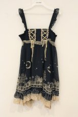 画像1: axes femme / ハロウィンフロッキーチュニ M ネイビー×アイボリー O-26-06-18-020-AX-OP-IG-OS (1)