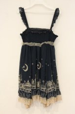 画像4: axes femme / ハロウィンフロッキーチュニ M ネイビー×アイボリー O-26-06-18-020-AX-OP-IG-OS (4)