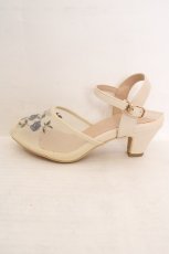 画像6: an another angelus / ローズ刺繍メッシュサンダル S アイボリー×ブルー O-26-06-19-050-CA-SH-OW-OS (6)