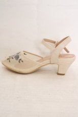 画像8: an another angelus / ローズ刺繍メッシュサンダル S アイボリー×ブルー O-26-06-19-050-CA-SH-OW-OS (8)