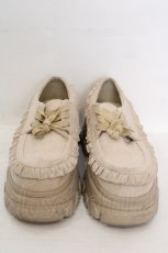 画像2: merry jenny / Sugary frill Loafer　ローファー L ベージュ O-26-06-19-051-LO-SH-OW-OS (2)