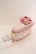 画像1: Maison de FLEUR / パティスリートライアングルポーチ  ピンク O-26-06-19-054-LO-ZA-OW-OS (1)