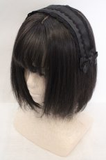 画像1: m petit by misako / TT*AMヘッドドレス  クロ O-26-06-19-009-LO-AC-OW-OS (1)