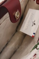 画像3: Maison de FLEUR / いちごゴブランフロントフリルバッグ  ピンク O-26-06-19-066-LO-BG-OW-OS (3)