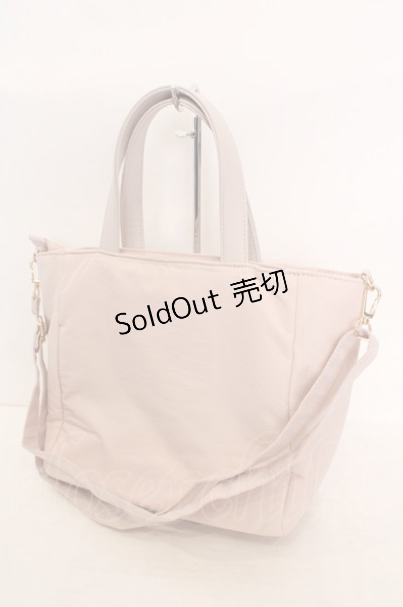 画像2: Maison de FLEUR / 撥水加工3ルーム2Wayトートバッグ  ピンク O-26-06-19-067-LO-BG-OW-OS (2)