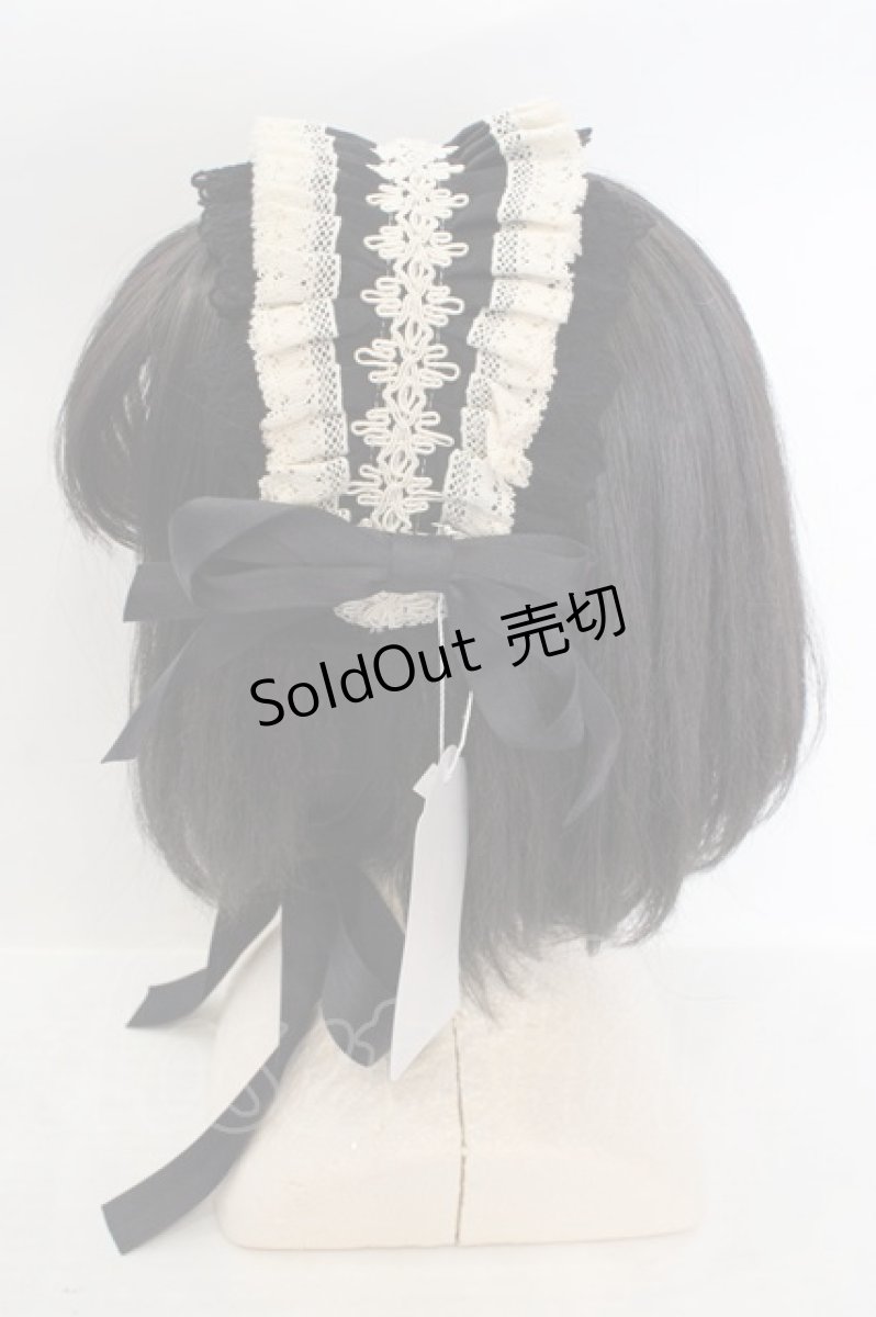 画像3: Hoshibako Works / リリアンヌ姉妹ヘッドドレス  クロ×キナリ O-26-06-19-010-LO-AC-OW-OS (3)