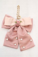 画像1: m petit by misako / AM*NIPLリボンBGC  ピンク O-26-06-19-019-LO-ZA-IG-OS (1)