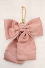 画像2: m petit by misako / AM*NIPLリボンBGC  ピンク O-26-06-19-019-LO-ZA-IG-OS (2)