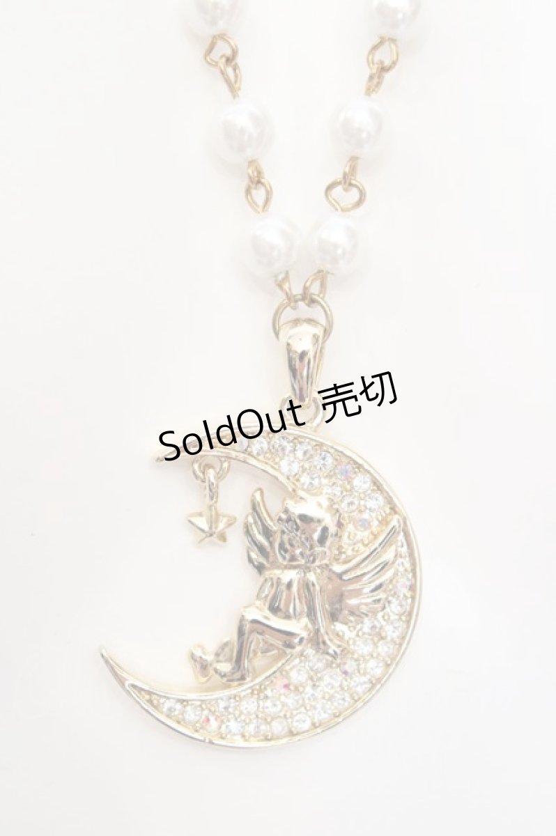 画像1: metamorphose / Crescent Angel ネックレス  ゴールド O-26-06-19-003-ME-AC-IG-OS (1)