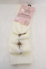 画像2: virally / 星名桜子/ECHSOVKバラクロス 23-25cm アイボリー×クロ O-26-06-19-023-LO-ZA-OW-OS (2)