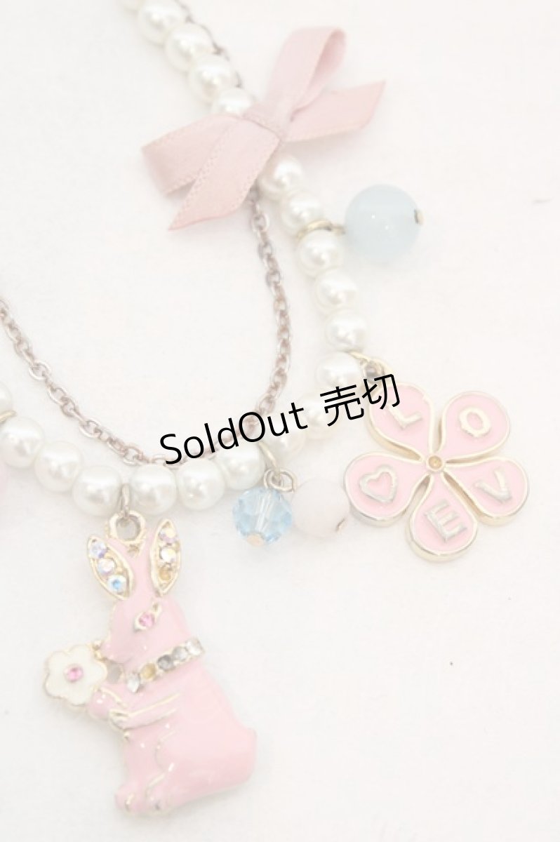 画像2: metamorphose / Love ラビット ブレスレット  ゴールド×ピンク系 O-26-06-19-041-ME-AC-IG-OS (2)