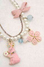 画像2: metamorphose / Love ラビット ブレスレット  ゴールド×ピンク系 O-26-06-19-041-ME-AC-IG-OS (2)