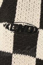画像2: Candy Stripper / CHECKER KNIT　ベスト 2 ブラック×ホワイト O-26-06-20-036-PU-TO-OW-OS (2)