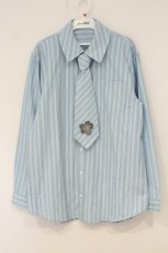 画像1: Candy Stripper / PRETENDING STRIPE SHIRT　シャツ 2 サックス O-26-06-20-038-PU-BL-OW-OS (1)