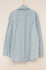 画像4: Candy Stripper / PRETENDING STRIPE SHIRT　シャツ 2 サックス O-26-06-20-038-PU-BL-OW-OS (4)