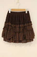 画像1: axes femme / チュチュ風チュールスカパン F ブラウン O-26-06-20-041-AX-SK-OW-OS (1)