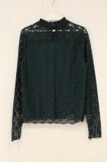 画像3: axes femme POETIQUE / ビジューデザイン総レースプルオーバー M グリーン O-26-06-20-004-AX-TO-IG-OS (3)