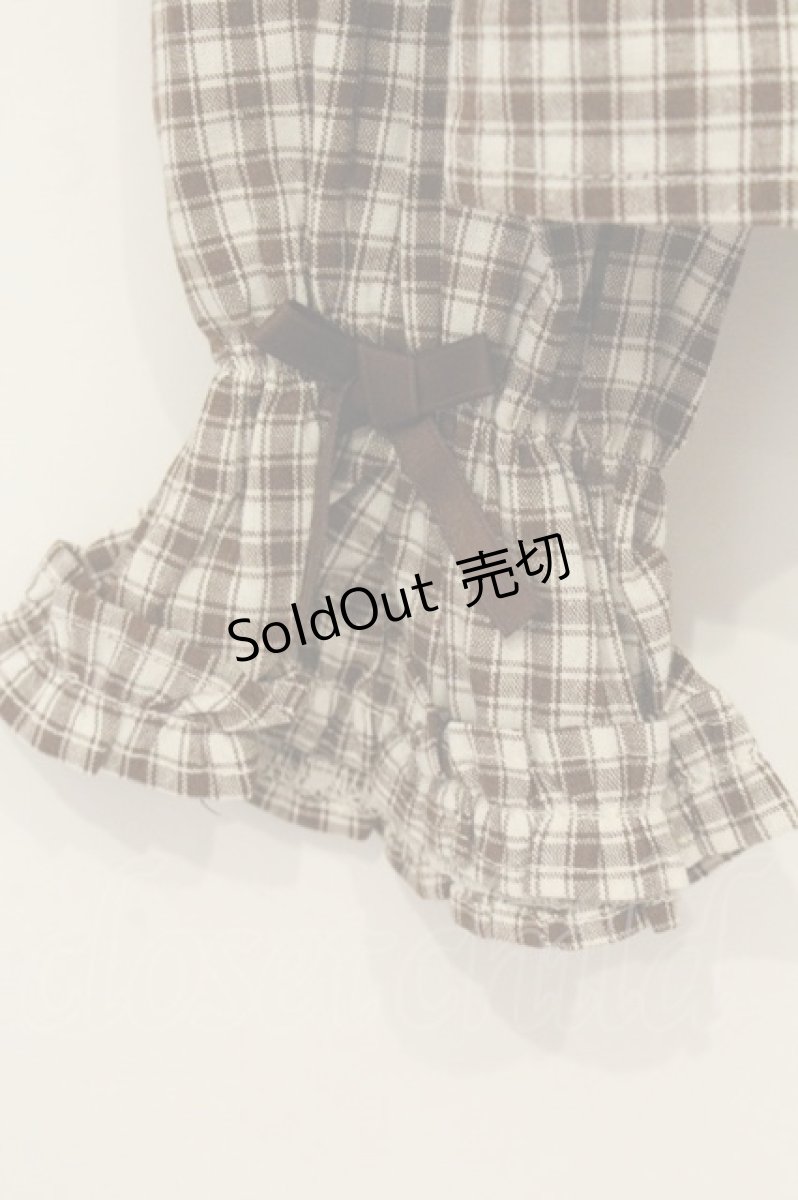画像3: axes femme kawaii / チェック柄ブラウス M ブラウン O-26-06-20-045-AX-BL-OW-OS (3)