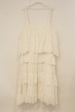 画像4: merry jenny / floralティアードティアードワンピース F シロ×ピンク O-26-06-20-047-LO-OP-OW-OS (4)