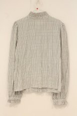 画像3: merry jenny / frill neckブラウス  グレー O-26-06-20-048-LO-BL-OW-OS (3)
