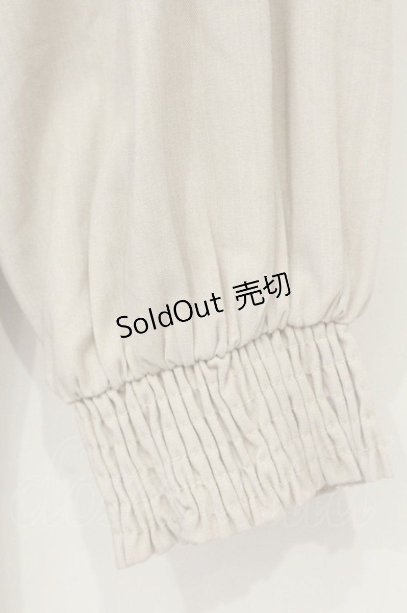 画像2: axes femme POETIQUE / ティアードロング長袖ワンピース M ベージュ O-26-06-20-005-AX-OP-IG-OS (2)