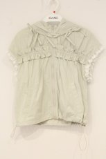 画像1: merry jenny / frill nylon jacket　ジャケット F アイボリー（グリーン寄り） O-26-06-20-050-LO-JA-OW-OS (1)