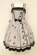 画像1: metamorphose / Medicine of love〜恋のおくすり〜ジャンパースカート 1 グレー O-26-06-20-056-ME-OP-OW-OS (1)