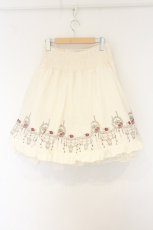 画像3: Ozz oneste / クラウンプリントリバーシブルスカート  アイボリー O-26-06-20-1043-OO-SK-YM-OS (3)