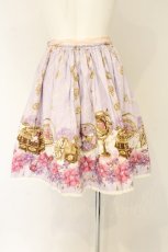 画像2: ALICE and the PIRATES / アリスと時間の国の迷宮柄スカート  ラベンダー O-26-06-20-1052-PA-SK-YM-OS (2)
