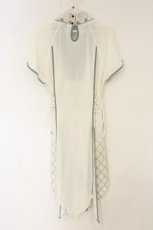 画像4: Ozz oneste / Tシャツワンピース  ホワイトｘグリーン O-26-06-20-1009-OO-OP-YM-OS (4)