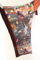 画像3: Ozz oneste / 着物袖カットソー  ブラックｘレッド O-26-06-20-1018-OO-TO-YM-OS (3)