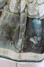 画像2: ALICE and the PIRATES / Swan lake〜泡沫の涙〜柄バレリーナジャンパースカート  グリーン O-26-06-20-1021-PA-OP-YM-OS (2)