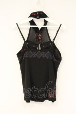 画像3: Ozz oneste / 枝垂れ桜刺繍ビスチェキャミソール  レッドｘブラック O-26-06-20-1003-OO-TO-YM-OS (3)
