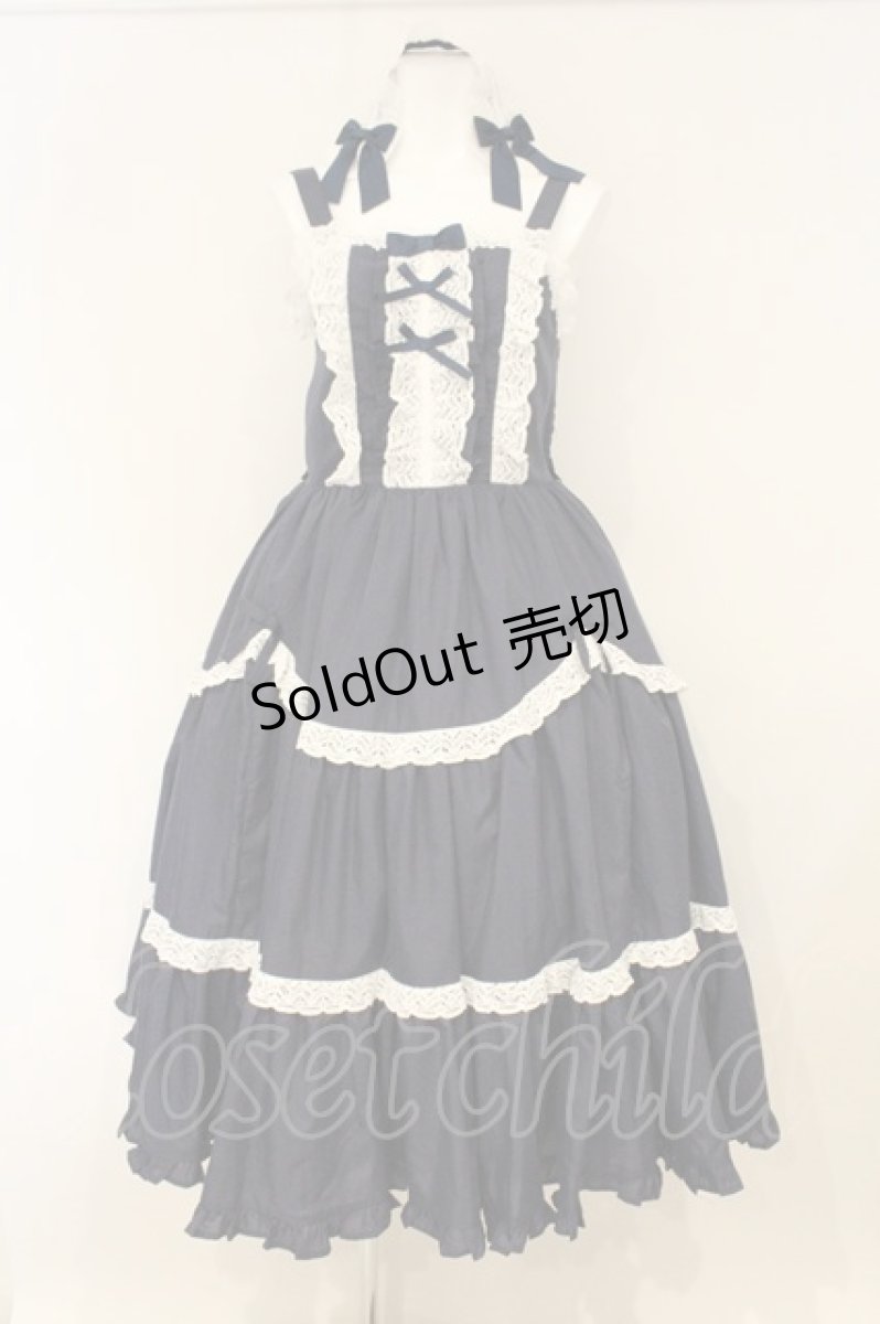 画像1: Chalmiere / クラシックドールジャンパースカートセット M ネイビー（河原町OPA限定カラー） O-26-06-20-057-AX-OP-OW-OS (1)