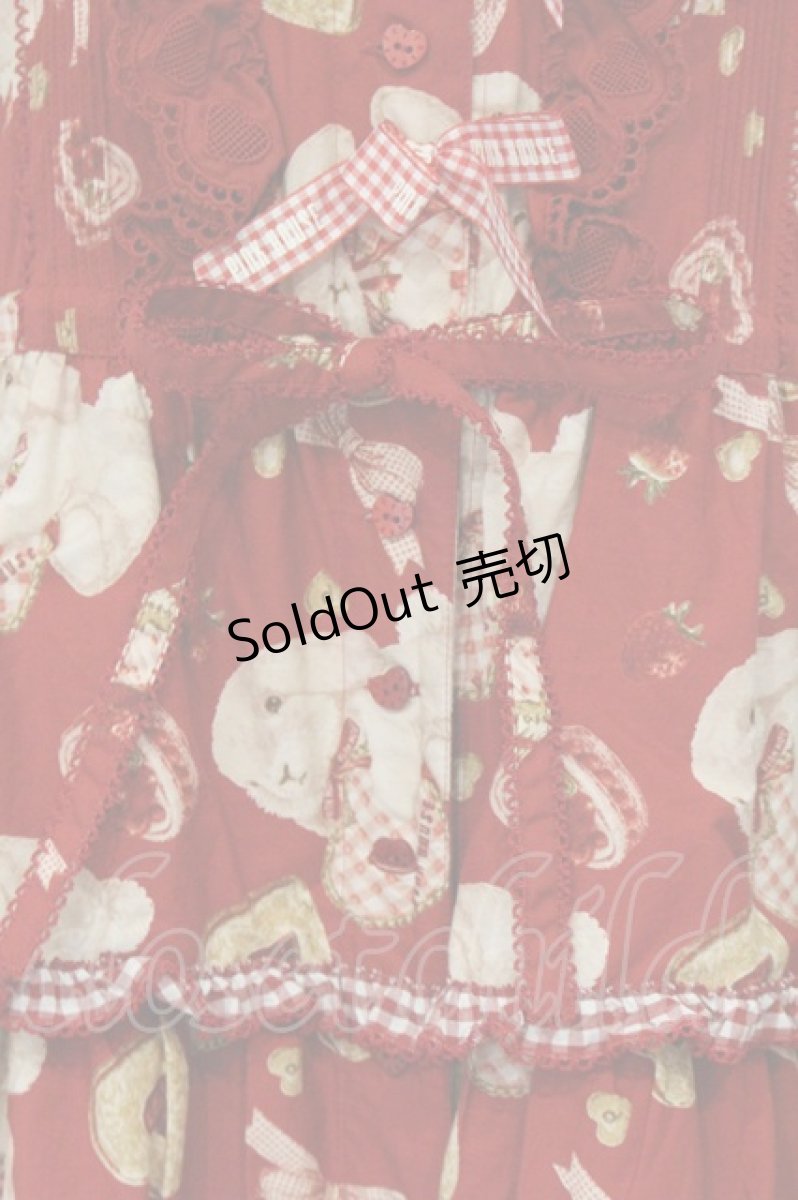 画像3: PINK HOUSE / sweets lop ear bunnyワンピース  アカ O-26-06-20-060-LO-OP-OW-OS (3)