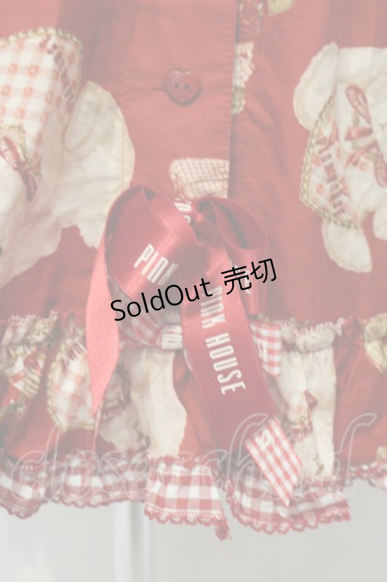 画像4: PINK HOUSE / sweets lop ear bunnyワンピース  アカ O-26-06-20-060-LO-OP-OW-OS (4)