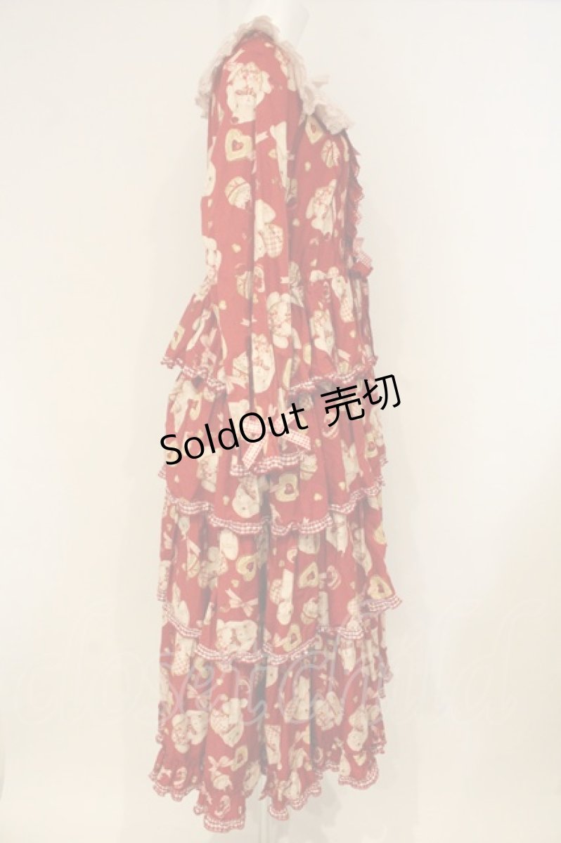 画像5: PINK HOUSE / sweets lop ear bunnyワンピース  アカ O-26-06-20-060-LO-OP-OW-OS (5)