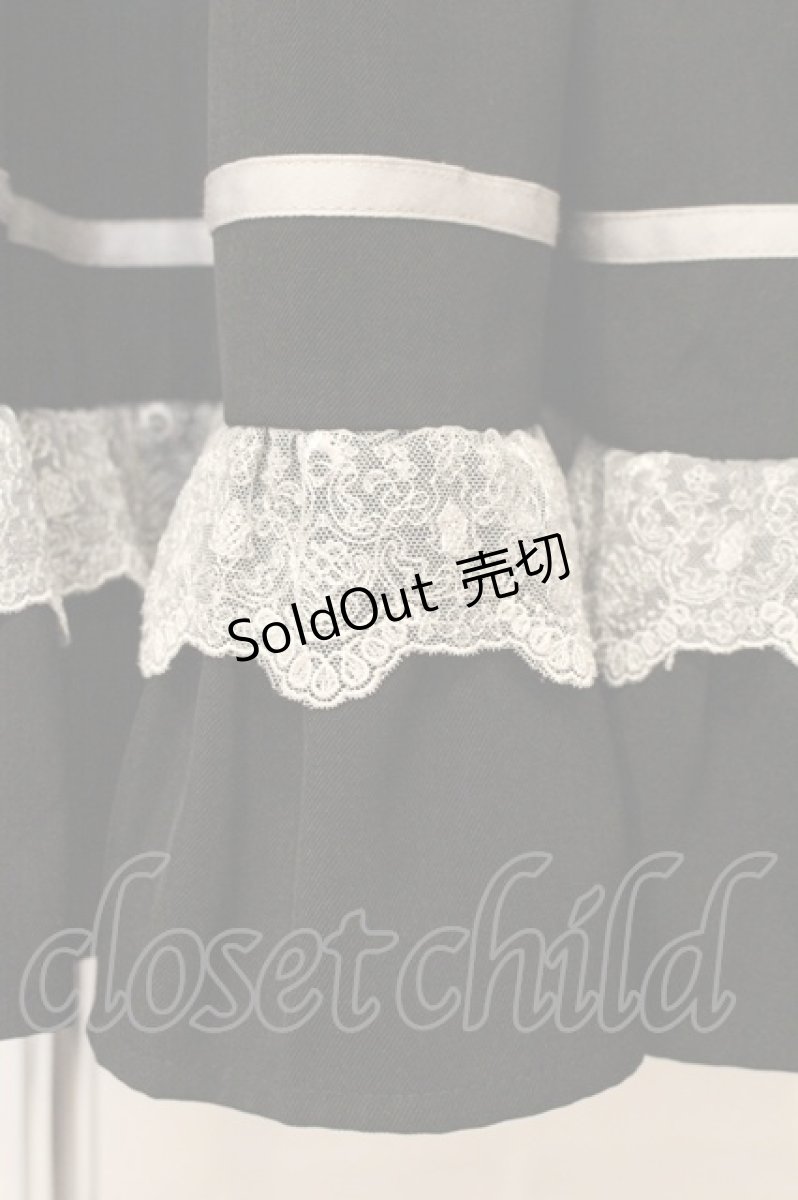 画像3: axes femme POETIQUE / フリルデザインキャミワンピース  クロ O-26-06-20-065-AX-OP-IG-OS (3)