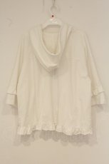 画像3: axes femme / リボンポケットフレアーパーカー F シロ O-26-06-20-074-AX-TO-IG-OS (3)
